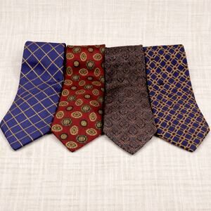 Sulka Made in France Silk Ties | Lot of 4 | Luxury Menswear